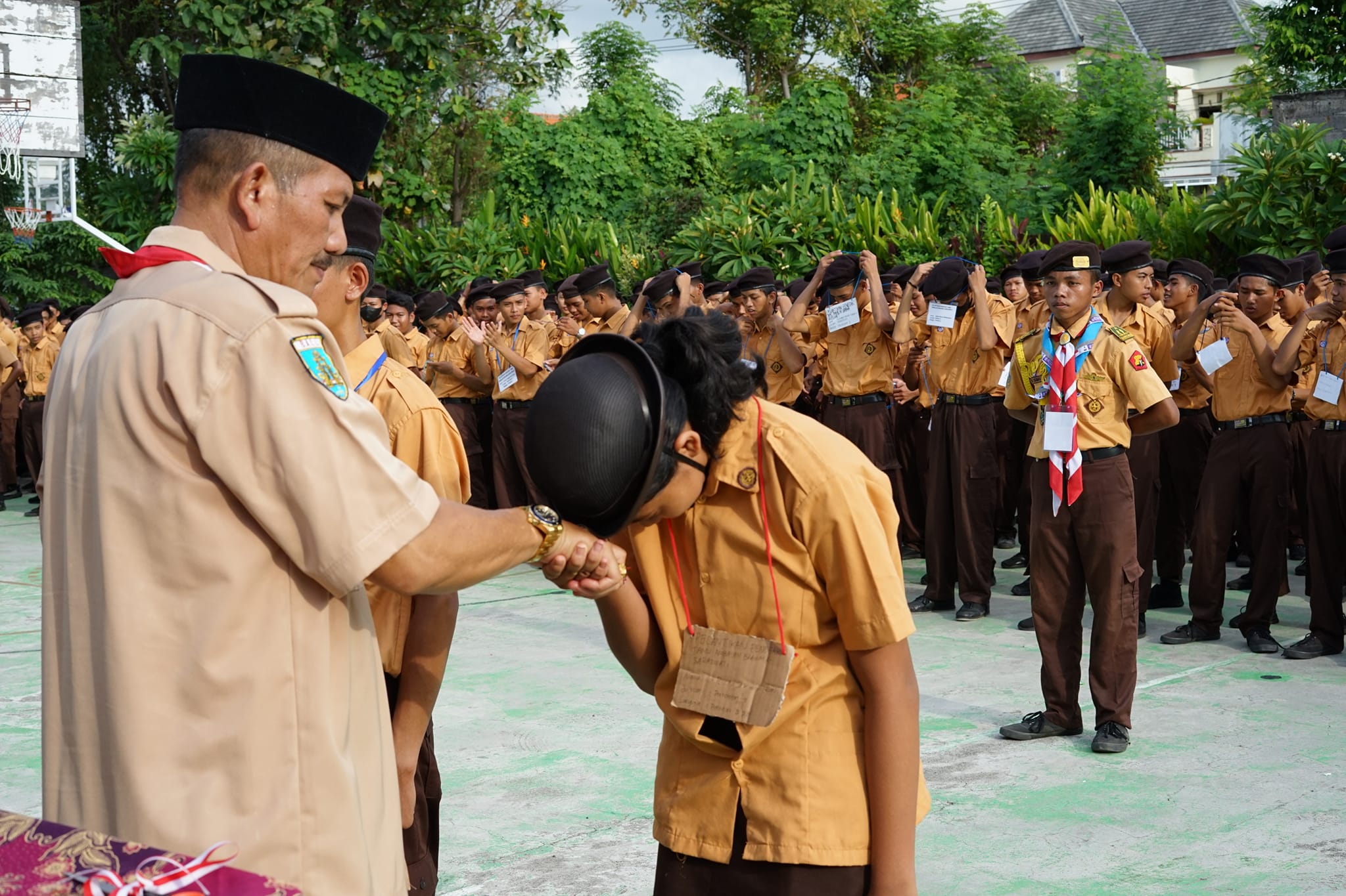 Pelantikan Penegak Tamu Ambalan Brahma Saraswati Smk Negeri 1 Sukasada 